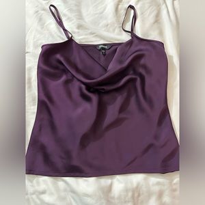 Express sexy satin tank top